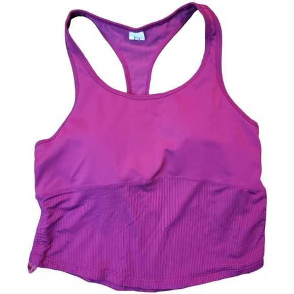 Fabletics Purple Racerback Workout Top Size M - Picture 1 of 4